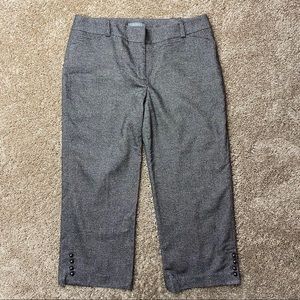 Ann Taylor Cropped Wool Pants Size 8